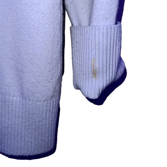 FRENCH CONNECTION | BLUE LONG SLEEVE CREW NECK SWEATER {Flawed} - Picture 7 of 10